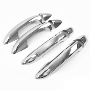 Volkswagen Passat B6 Door Handle Cover - Omac - S.Steel - Gloss Silver - '05-'10